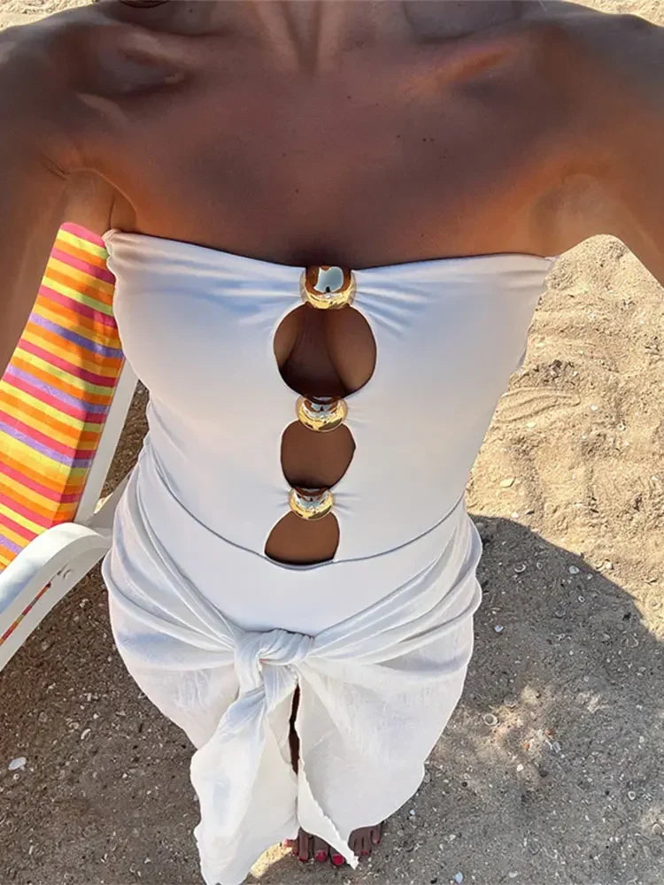 Polished Swimsuit with an Effortless Classic Look