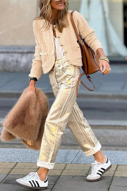 Vintage Inspired Cardigan with a Contemporary Edge