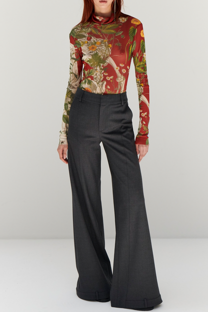 A Vintage Style Pants with Delicate Timeless Details
