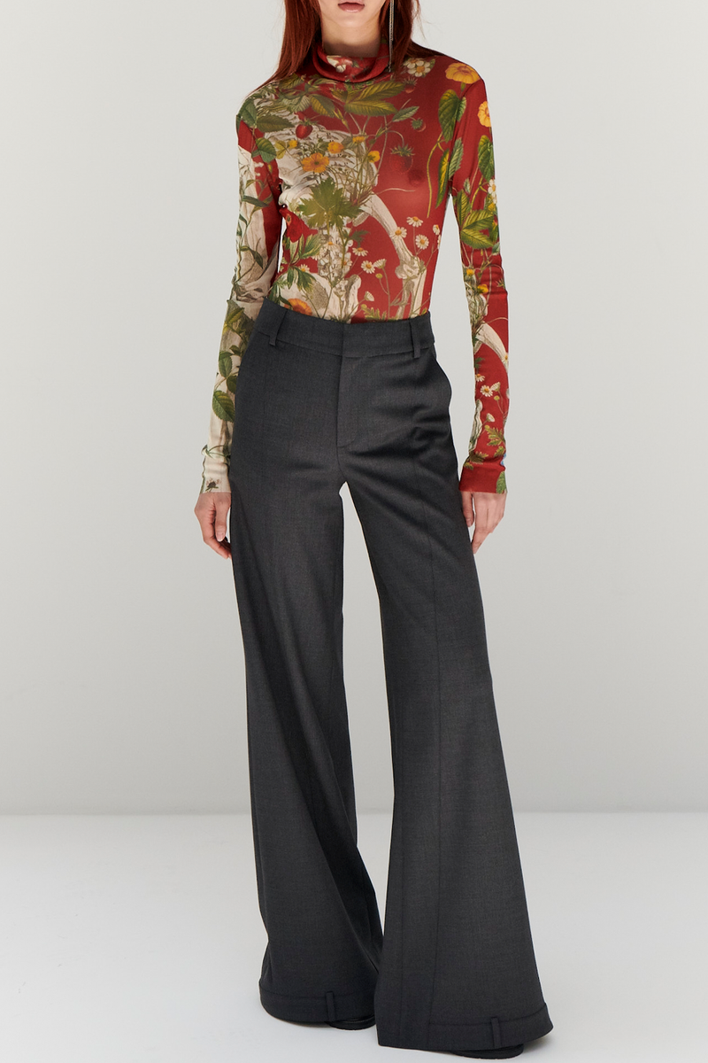 A Vintage Style Pants with Delicate Timeless Details