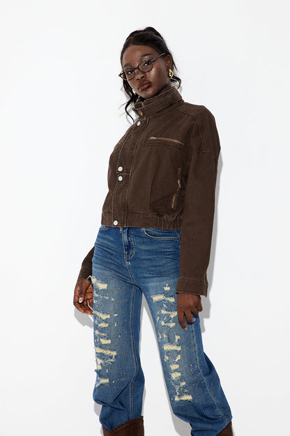 Classic Vintage Jacket with a Flattering Fit