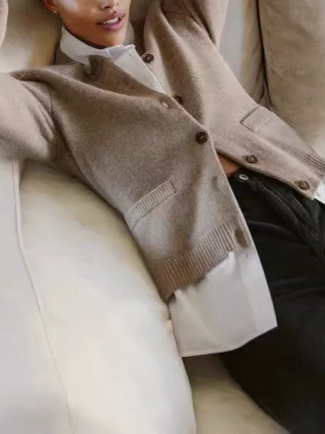 A Vintage Style Cardigan with Delicate Timeless Details