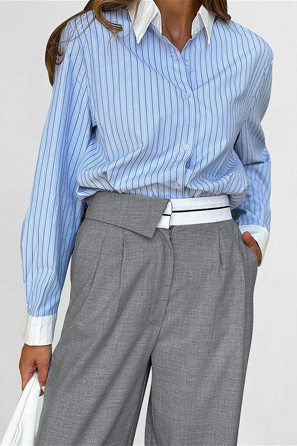 A Vintage Style Pants with Delicate Timeless Details