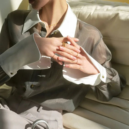 Sophisticated Blouse with a Clean Classic Look
