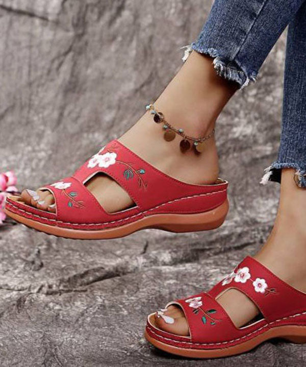 A Vintage Style Sandals with Delicate Timeless Details