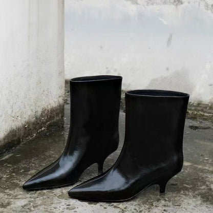A Vintage Style Boots with Delicate Timeless Details