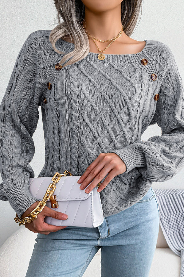 Beautifully Finished Sweater in a Timeless Design