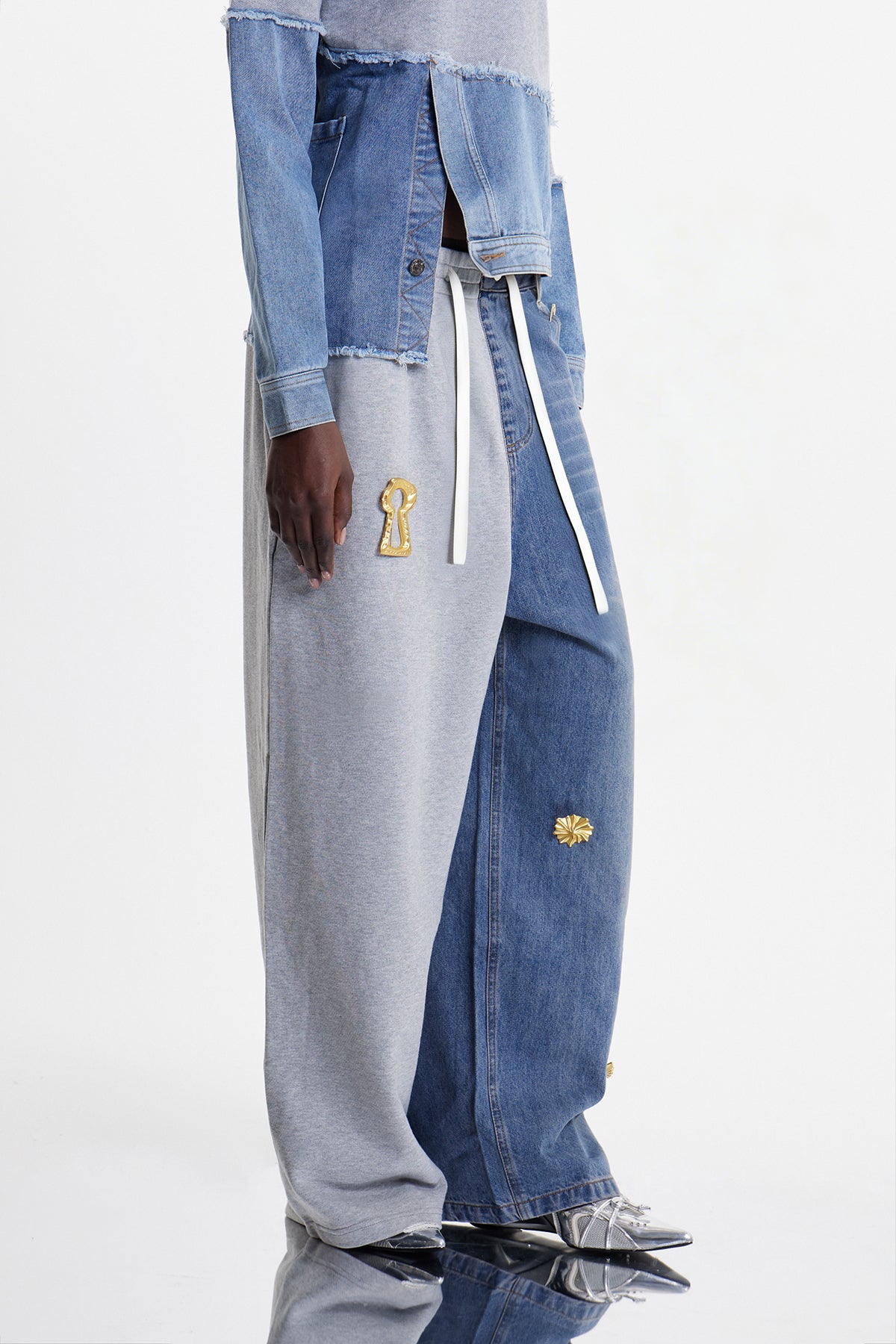 A Vintage Style Pants with Delicate Timeless Details