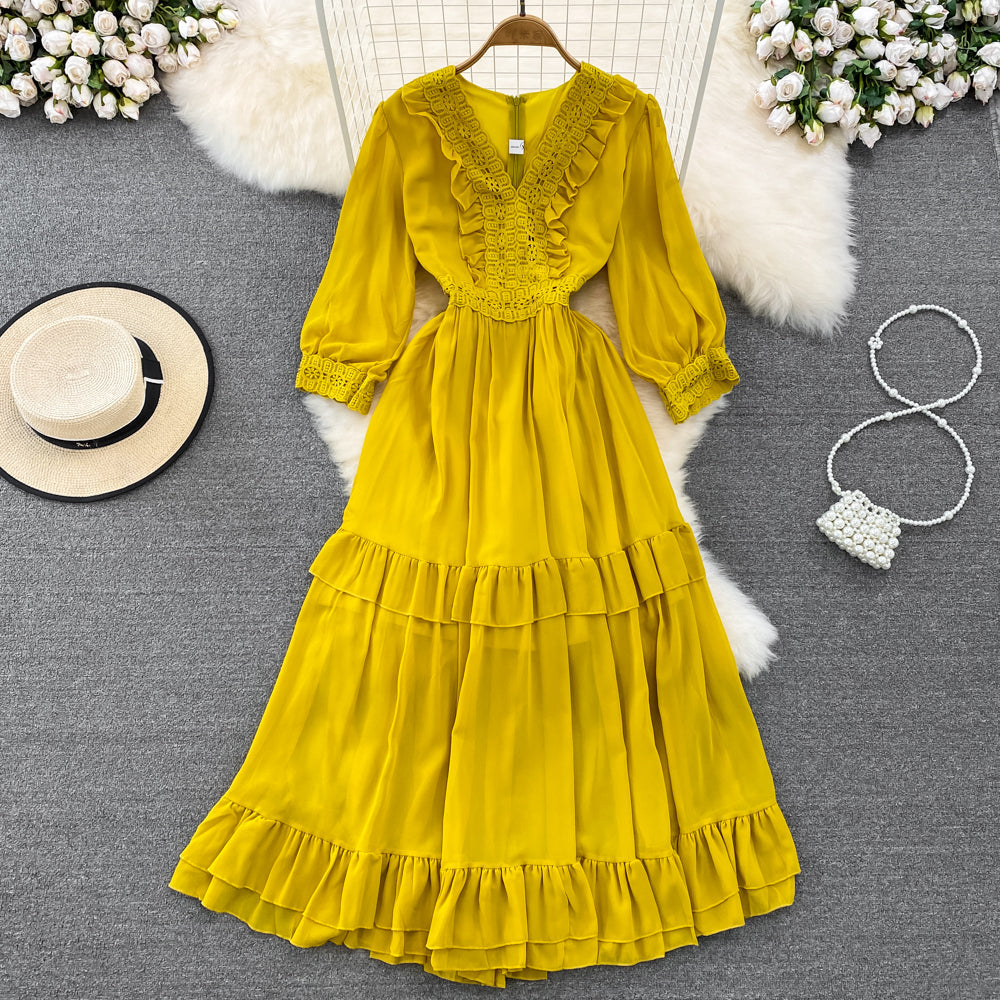 A Vintage Style Dress with Delicate Timeless Details