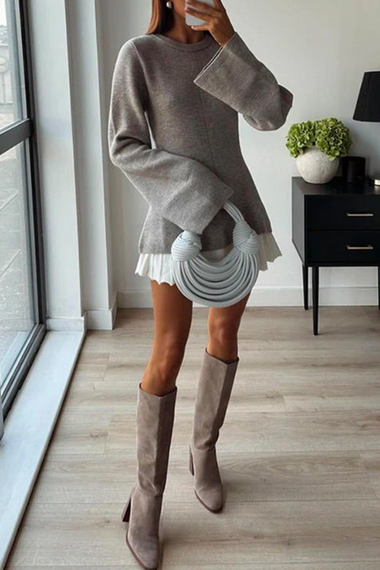 A Vintage Style Sweater with Delicate Timeless Details