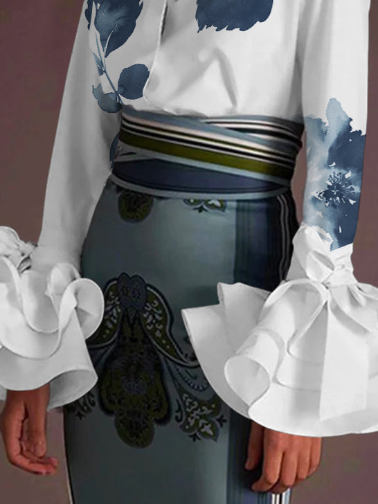 A Vintage Style Blouse with Delicate Timeless Details