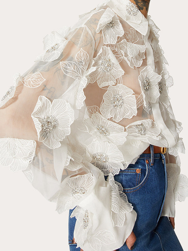 A Vintage Style Blouse with Delicate Timeless Details