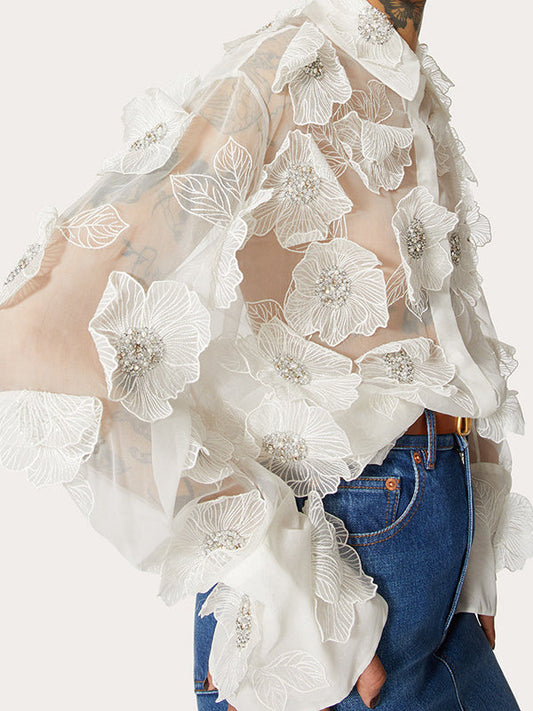 A Vintage Style Blouse with Delicate Timeless Details