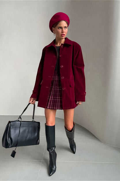 Classic Vintage Coat with a Flattering Fit