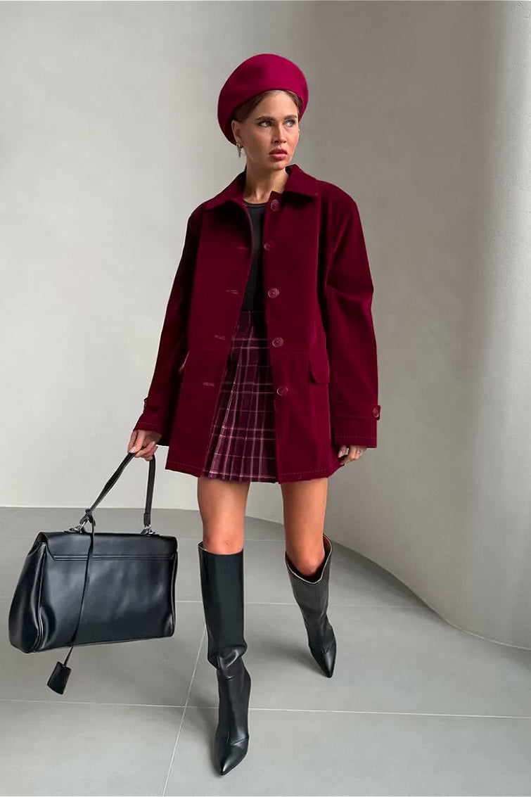 Classic Vintage Coat with a Flattering Fit