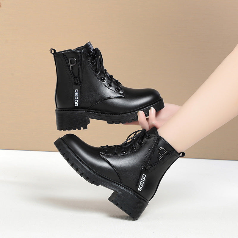 A Vintage Style Boots with Delicate Timeless Details