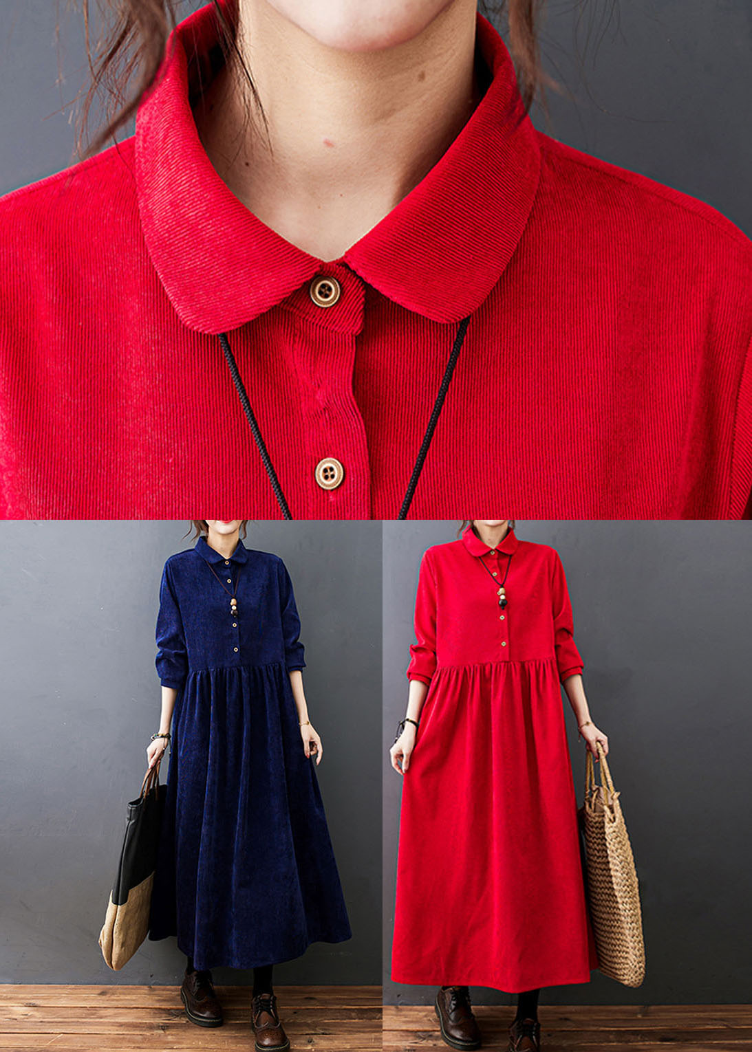 Classic Vintage Dress with a Flattering Fit