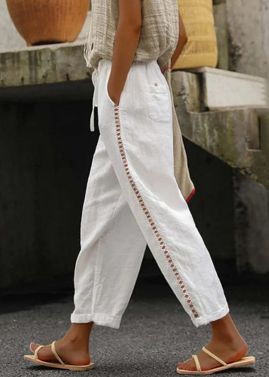 A Vintage Style Pants with Delicate Timeless Details