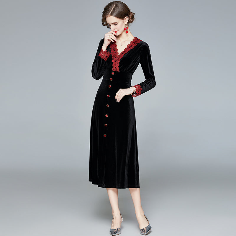 A Vintage Style Dress with Delicate Timeless Details