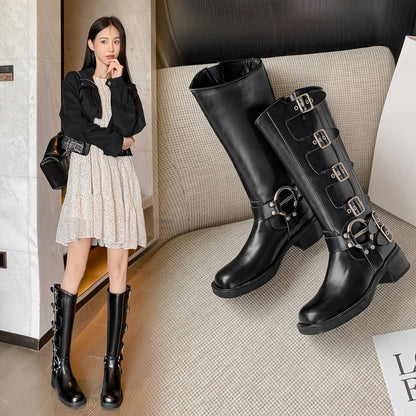 A Vintage Style Boots with Delicate Timeless Details