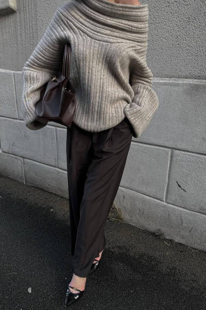 A Vintage Style Sweater with Delicate Timeless Details