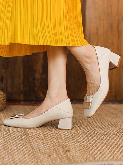 A Vintage Style Shoes with Delicate Timeless Details