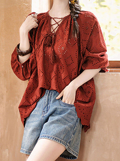 Beautifully Finished Blouse in a Timeless Design