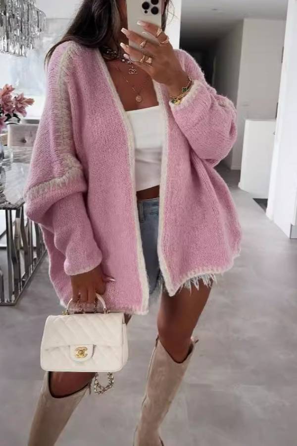 A Vintage Style Cardigan with Delicate Timeless Details