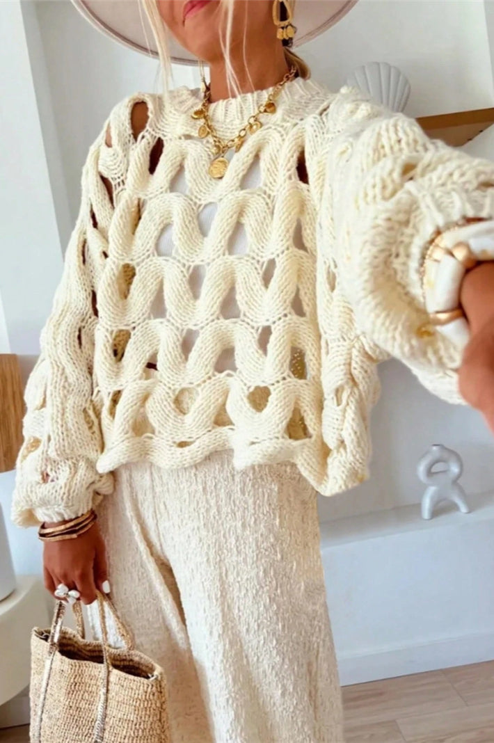 Vintage Inspired Sweater with a Contemporary Edge