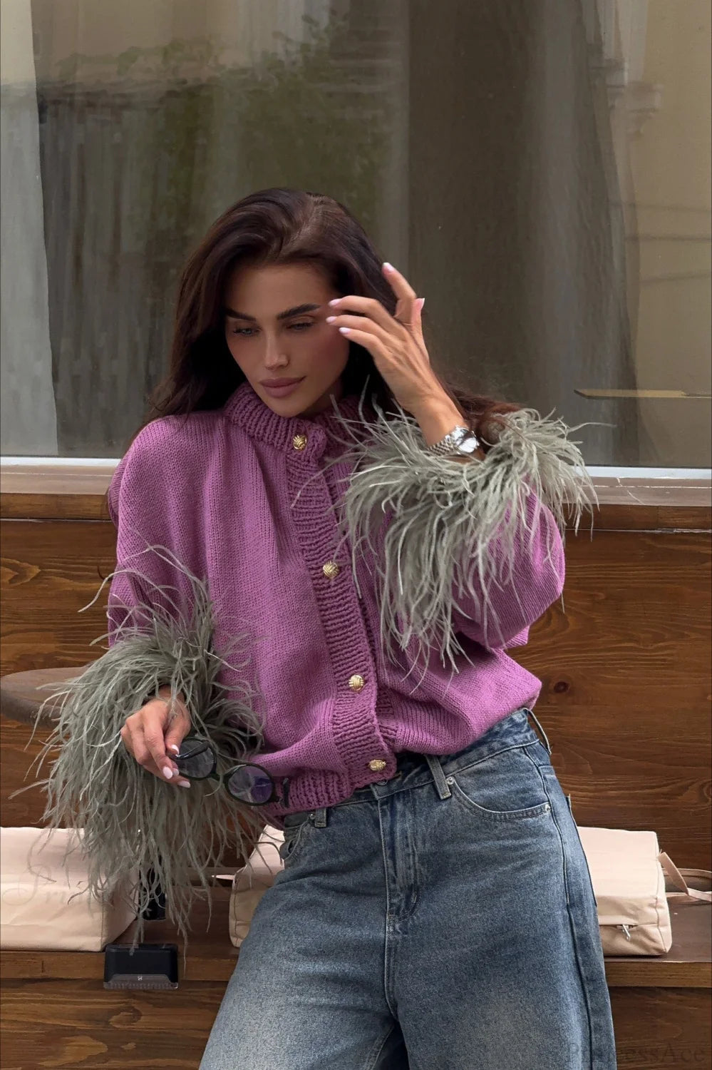 Vintage Inspired Sweater with a Contemporary Edge