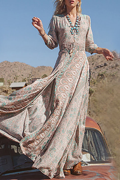 A Vintage Style Dress with Delicate Timeless Details