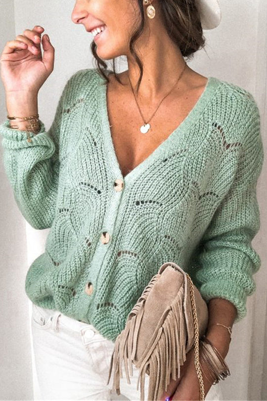 Classic Vintage Cardigan with a Flattering Fit