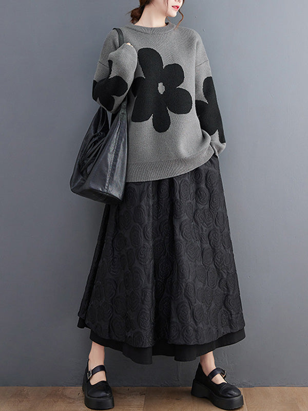 Well Tailored Pullover with a Graceful Silhouette