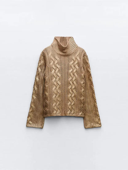 A Vintage Style Sweater with Delicate Timeless Details
