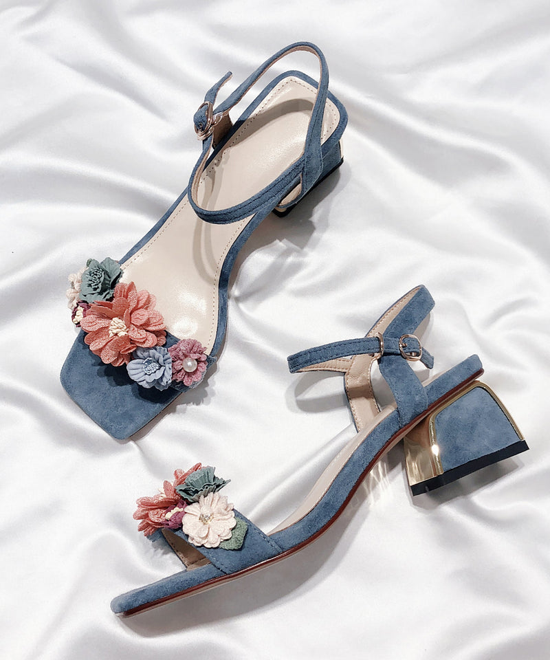 A Vintage Style Sandals with Delicate Timeless Details