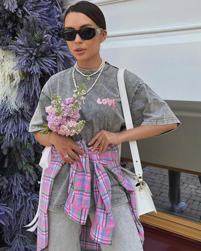 A Vintage Style T-Shirt with Delicate Timeless Details