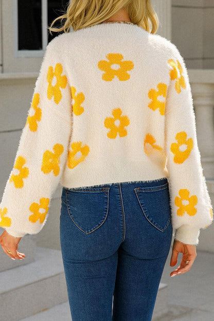 A Vintage Style Cardigan with Delicate Timeless Details