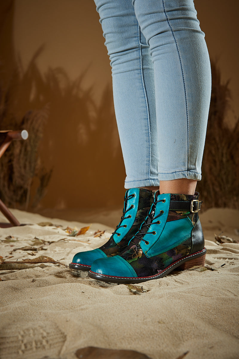 A Vintage Style Boots with Delicate Timeless Details