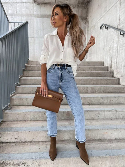 Beautifully Finished Blouse in a Timeless Design