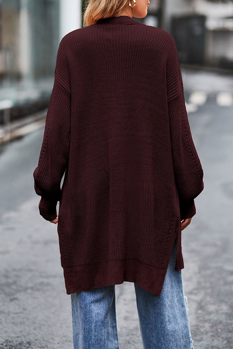 Well Tailored Cardigan with a Graceful Silhouette