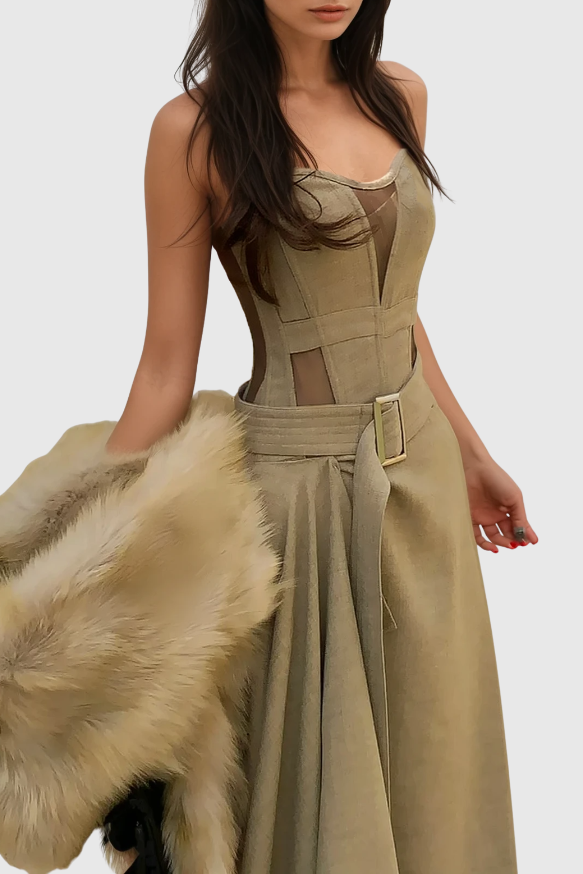A Vintage Style Dress with Delicate Timeless Details