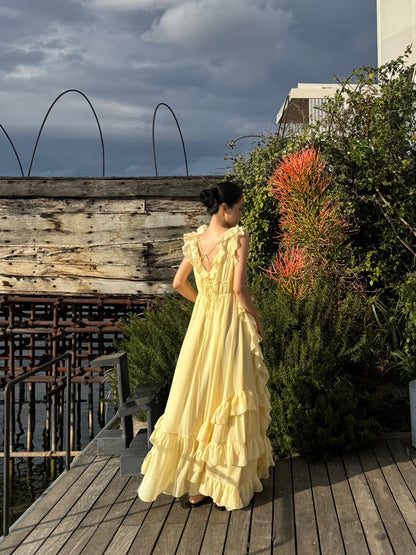 A Vintage Style Dress with Delicate Timeless Details