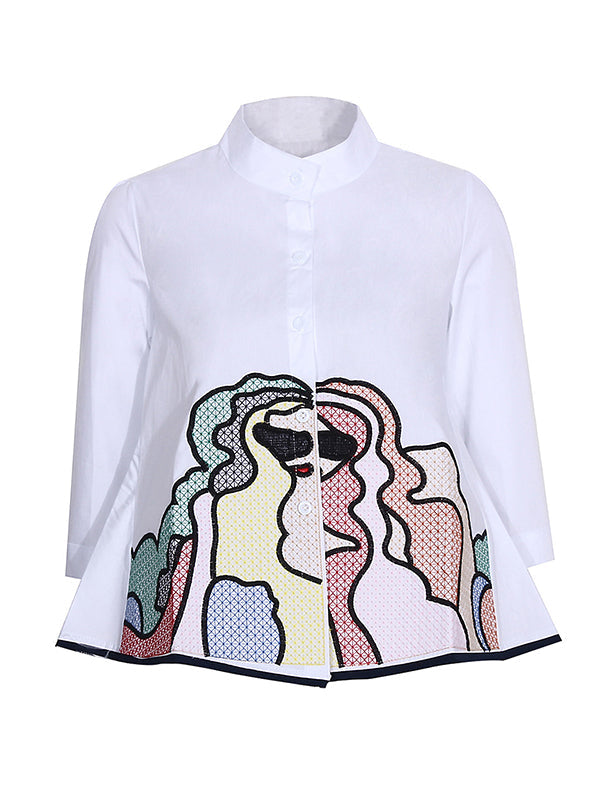 Well Tailored Blouse with a Graceful Silhouette