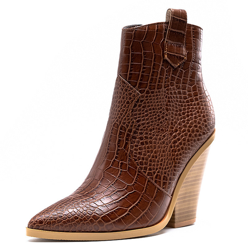 A Vintage Style Boots with Delicate Timeless Details