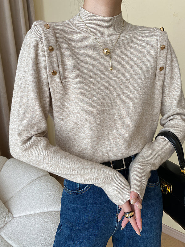 Well Tailored Sweater with a Graceful Silhouette