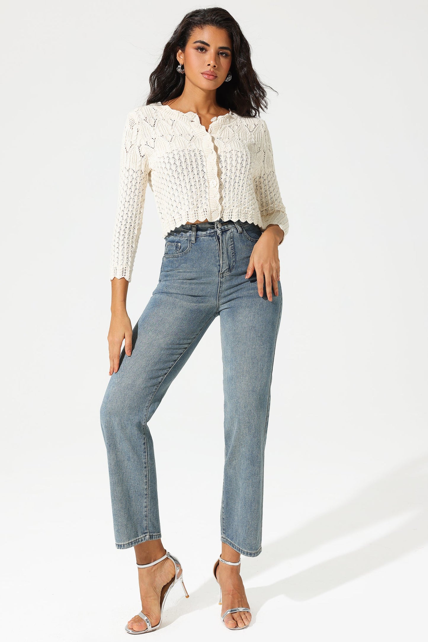Classic Vintage Cardigan with a Flattering Fit