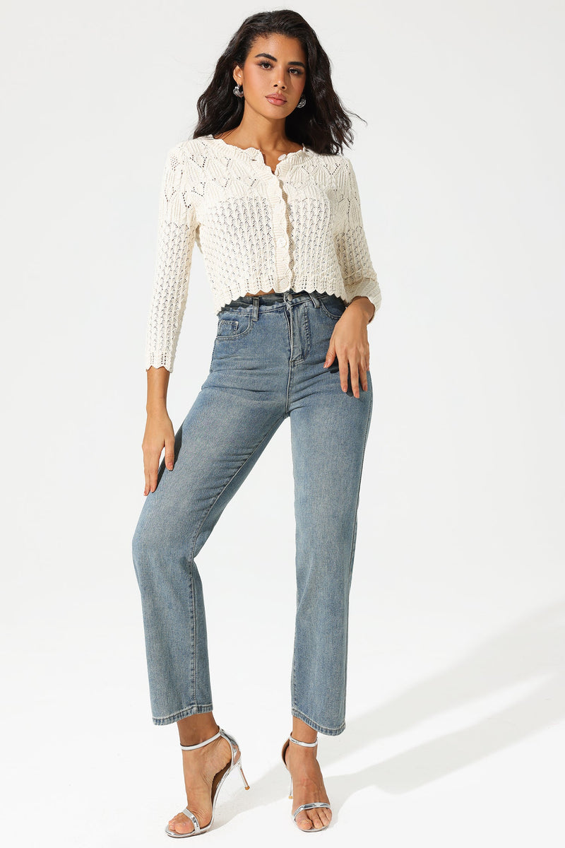 Classic Vintage Cardigan with a Flattering Fit