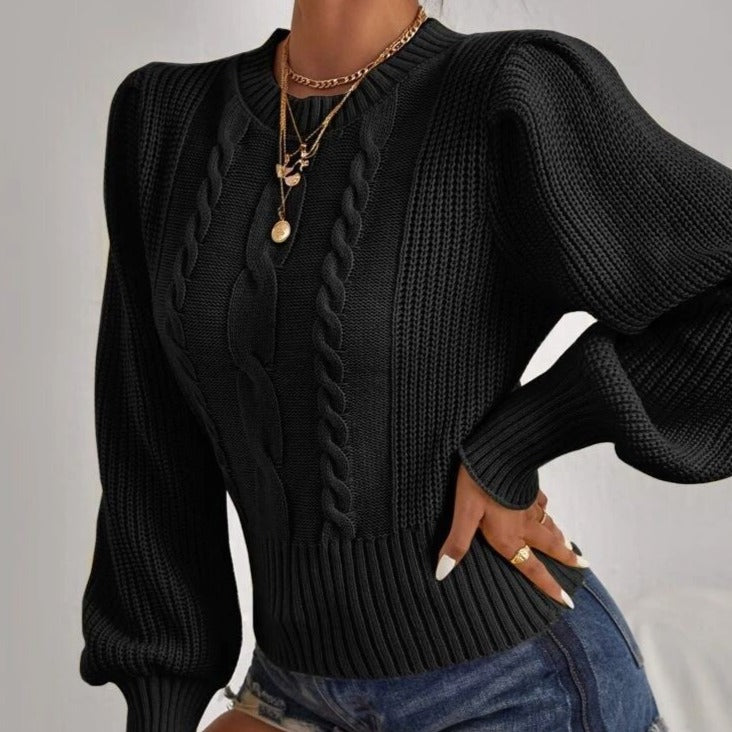 A Vintage Style Sweater with Delicate Timeless Details