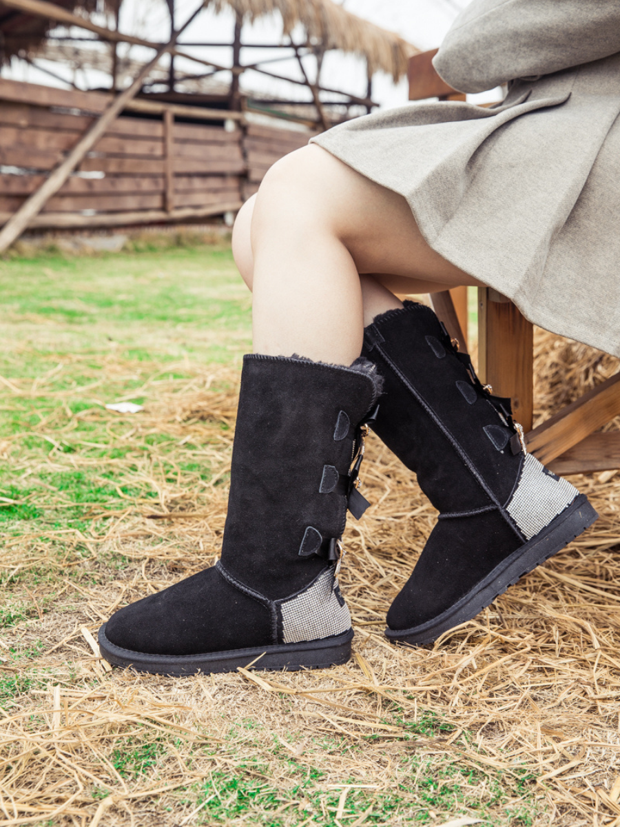 A Vintage Style Boots with Delicate Timeless Details