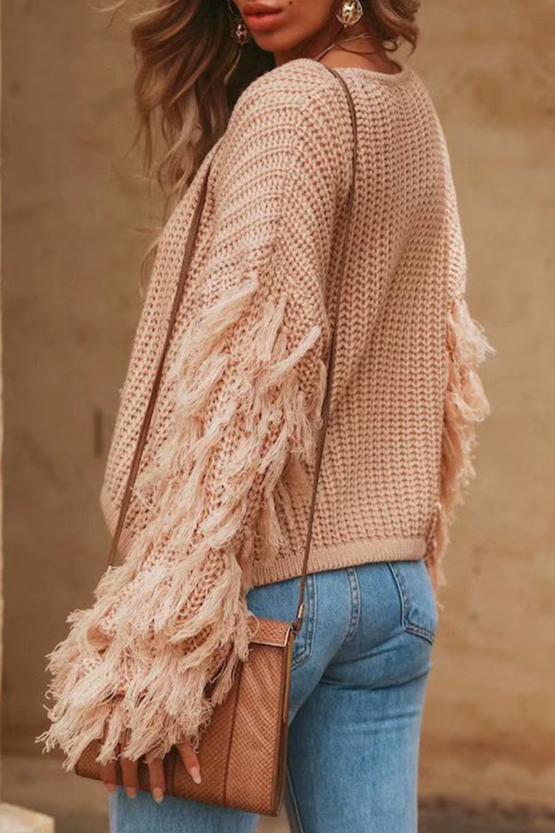 A Vintage Style Sweater with Delicate Timeless Details